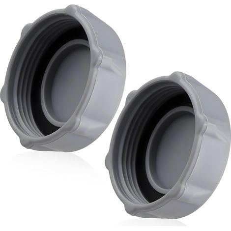 Lot de 2 bouchons de valve de vidange de piscine, accessoires de piscine pour P6H1158 et P01006, bouchon de valve de vidange de rechange pour piscines hors sol (1/5)