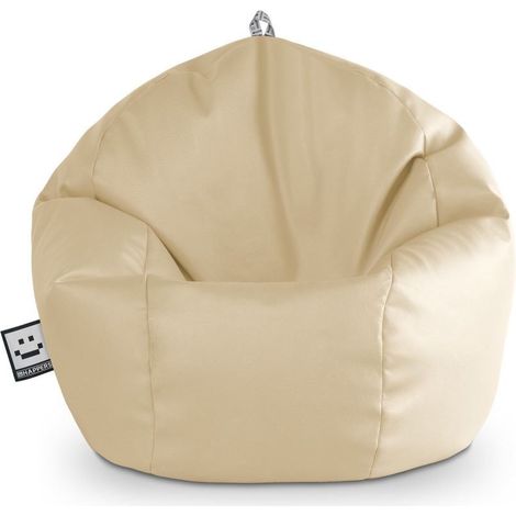 Puff Pelota Polipiel Indoor Crudo Happers