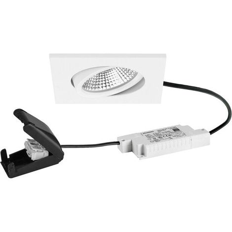 [NEUWERTIG] B-Ware BRUMBERG BB25 Einbauspot Deckeneinbauleuchte IP65 RC Anschlussbox strukturweiß (1/2)