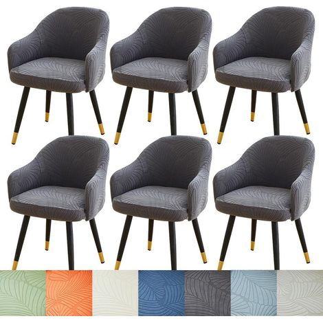 Beyamis Housses fauteuils extensibles lot6 - Polyester élasthanne accoudoirs (1/5)