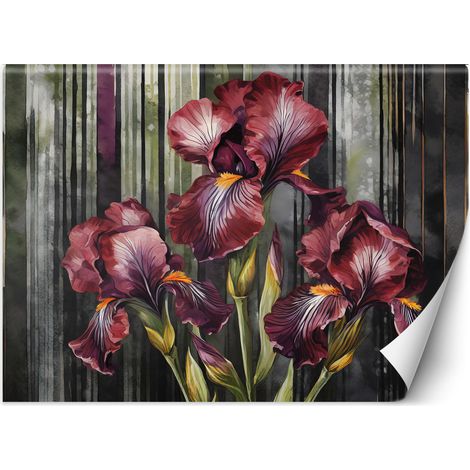 Fototapete Rote Blumen 150x105 cm (1/5)