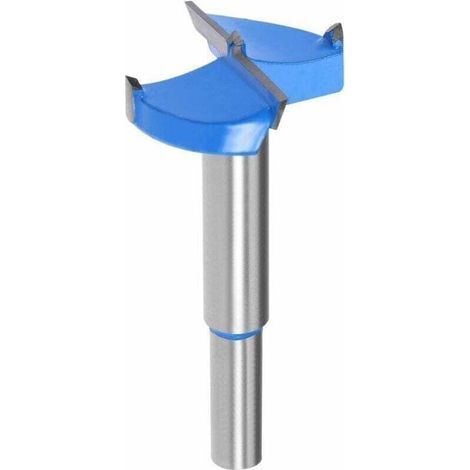 Forstner Forets 38 mm, ouvre-tarière en carbure de tungstène pour scie cloche à bois, perçage de trous de charnière pour le travail du bois (bleu, gris) (1/3)