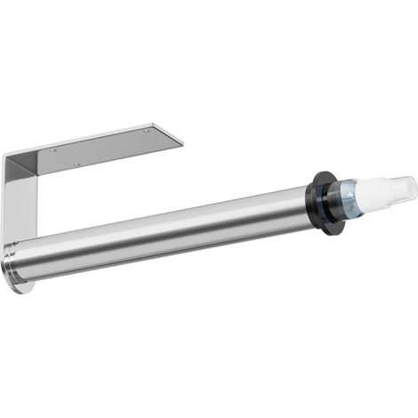 Porte Rouleau Essuie Tout avec Vaporisateur   Acier Inoxydable, Pratique pour Cuisine avec Support Vaporisateur Intégré