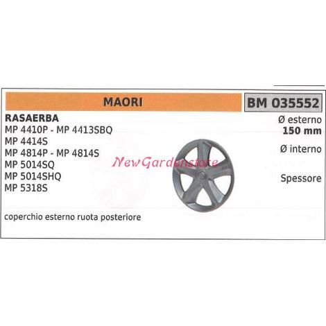 MAORI rueda de cortadora de césped MP 4410P 4413SBQ 035552
