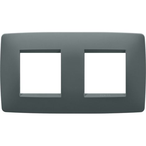 PLAQUE ONE 2+2P H SARCELLE GEWISS GW16123VZ