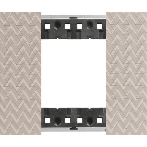 Cornice 2 Moduli IMD BTicino Living Now KA4802M Ottica