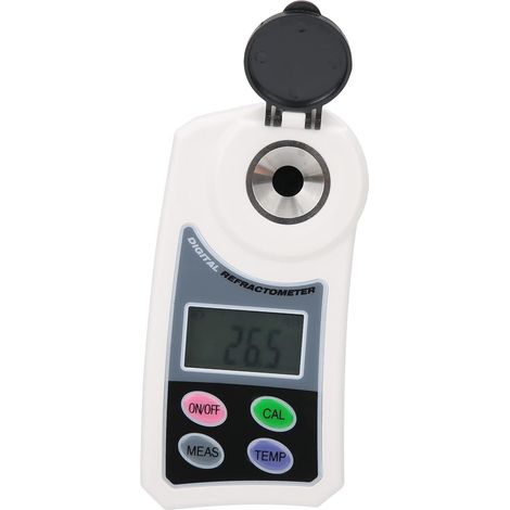 Réfractomètre Brix, Réfractomètre Numérique Brix, Compteur de Salinité du Sucre Portable avec une Sensibilité élevée, pour les Tests de Fruits (1/5)