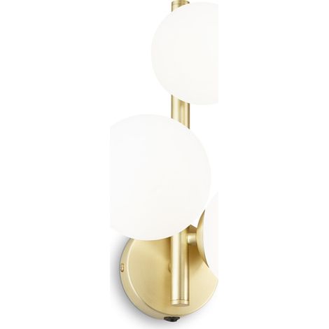 Applique Contemporanea Perlage Metallo Ottone 3 Luci G9 3W 3000K Luce Calda (1/2)