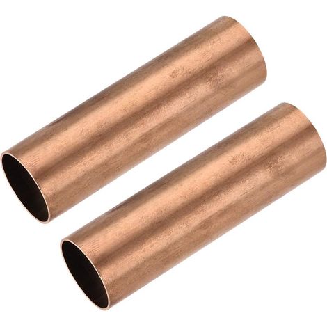 2 x Round Copper Tube 30 mm External Diameter (1/3)