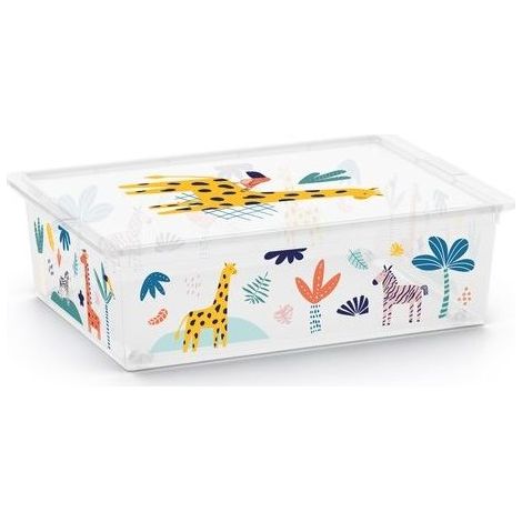 C-Box Keter Style Wild Animals L con ruote 27 litri 55 x 38,5 x 16,5 cm