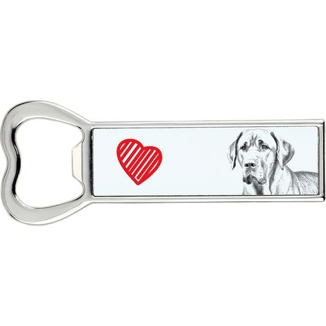 Apribottiglie con cane Black and Tan Coonhound, apri-frigo personalizzato, regalo unico per uomo di Art-Dog (1/5)