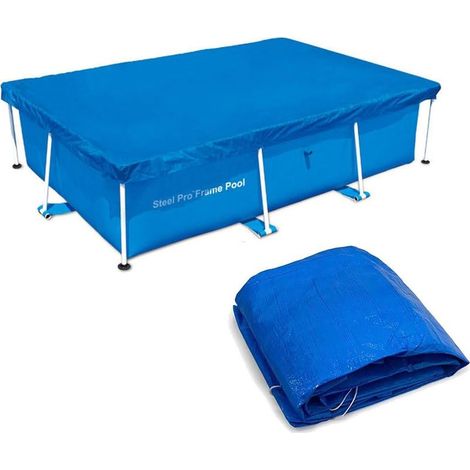 Bâche Rectangulaire pour Piscine Encadrée, Bâches de Protection pour Piscines Hors Sol, Couverture de Piscine (220 150CM/7.21 4.92FT) (1/5)