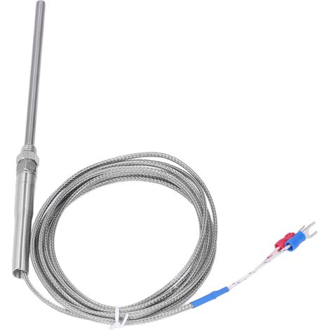 Capteur de température à thermocouple de type K BERM avec sonde de 100 mm, accessoires de mesure 0-400 °C (1/5)