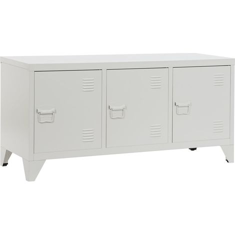 Mueble Tv Metal 120X40X58 Taquilla Blanco (1/5)