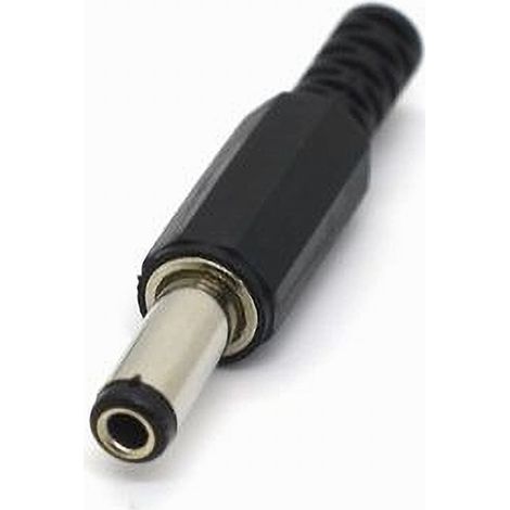 MaxTech - Set 2pz Connettore Spina Alimentazione Dc 2,1x5,5mm Dritto Per Telecamera C-073 - (1/2)
