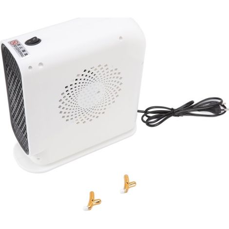 Heating electric portable, for for a use hivernale in the bedroom, the offices and the living rooms. Operation quiet and low consumption energy (white) (1/5)