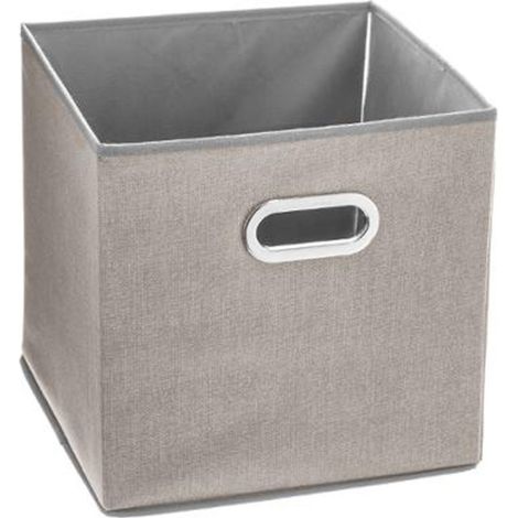 Boîte de Rangement Pliable "Premium" 31x31cm Beige (1/2)