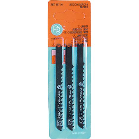 LAMA PER SEGHETTO ALTERNATIVO 689.50 denti medi-Lun.125mm Tag.100  - PG