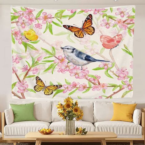 Tapisserie murale au design tendance, idéale comme toile de fond pour une chambre ou pour décorer une fête. 100x75cm (1/5)