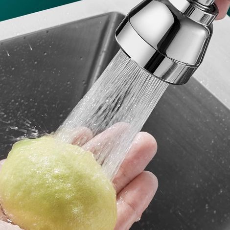 Rallonge de robinet universelle, rallonge rotative pour cuisine, aérateur anti-éclaboussures avec filtre, pommeau de douche tout cuivre (1/5)