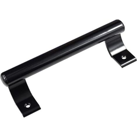 200mm alliage d'aluminium poignée de porte coulissante balcon poignée de porte en verre armoire de salle de bain poignée de porte entrepôt poignée de porte poignée en métal moderne (noir) (1/4)