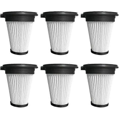Lot de 6 filtres HEPA de rechange pour aspirateur sans fil portatif (1/5)