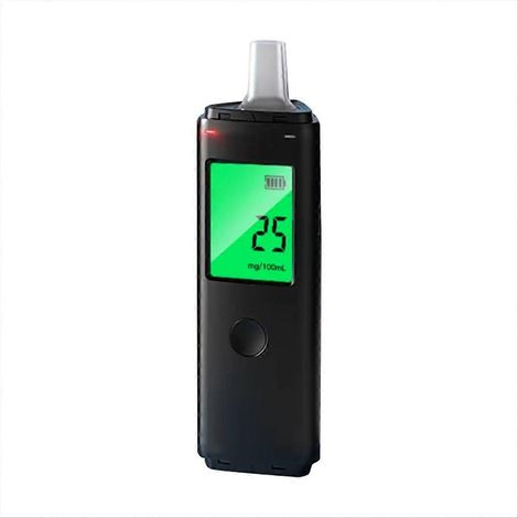 Alcootest professionnel haute précision, affichage numérique, portable, rechargeable par USB. (1/5)