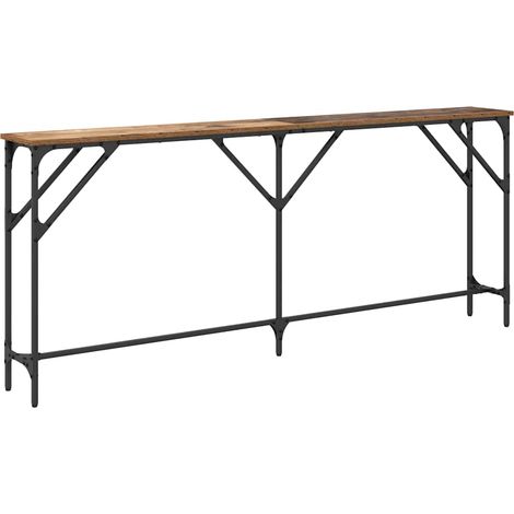 Table console,Table d'appoint,Bout de canapé Bois Ancien 180 x 23 x 75 cm CFW37797 (1/5)