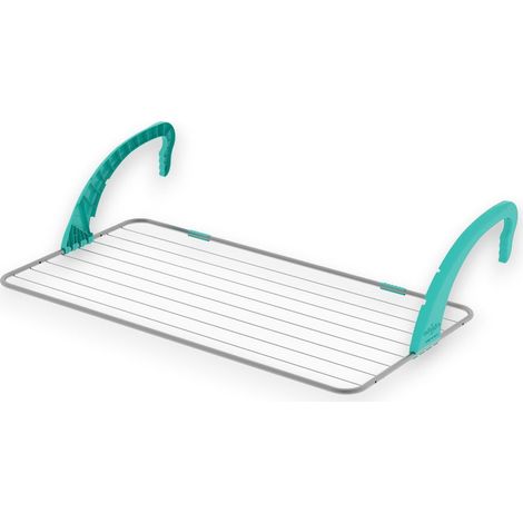 Tendedero de aluminio de 10 m 107x25x55 cm