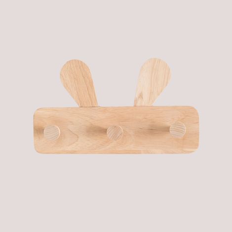 SKLUM Wandgarderobe aus Holz Buny Style Kids              Braun Natur                      (1/5)