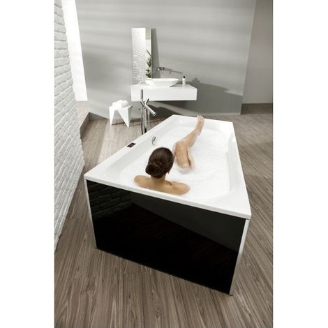 Bañera trapezoidal THASOS 1500x1000x490mm li we