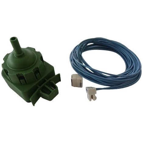 Ersatzteil - Set Druckschalter mit Kabel -  - INDESIT, ARISTON HOTPOINT, BELLAVITA, SCHOLTES, CONTINENTAL EDISON, FAR, SABA, DOMEOS, ESSENTIEL B, OCEANIC, SOGELUX, LISTO, WHIRLPOOL