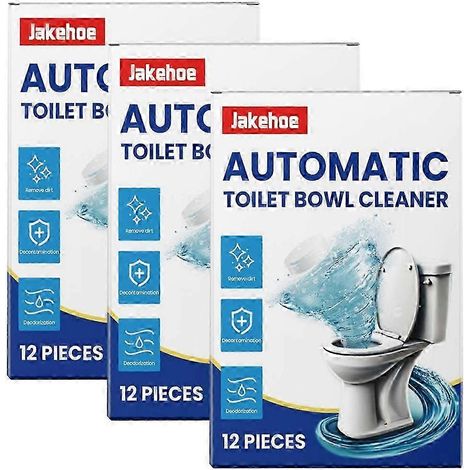 Pastilles nettoyantes automatiques pour cuvette de toilettes et salle de bain, nettoyantes concentrées longue durée pour cuvette, détartrantes (1/5)