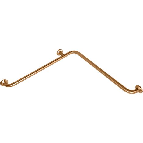Presto Barra de apoyo ángulo horizontal inox bronce envejecido (1/2)