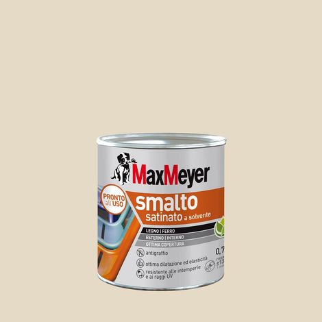 MaxMeyer Smalto a Solvente Satinato Avorio R1013 0,750 l (1/4)