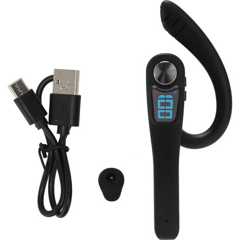 Écouteur Bluetooth Mono Mains Libres, Autonomie Longue Durée, Contrôle Vocal, Idéal Conduite et Affaires, Modèle X7, Boîte Carton (1/5)