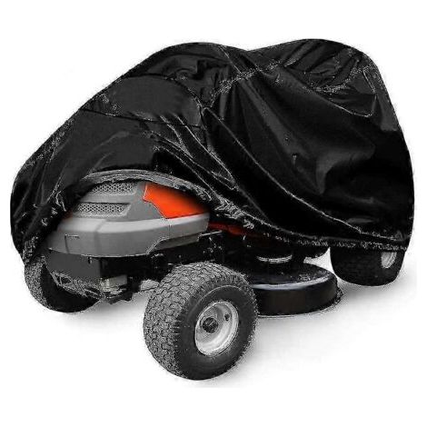 Lawn mower cover, tractor cover, fits up to 137 cm (54 inches), durable polyester--DTEKGAZ