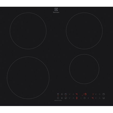 Electrolux – Plaque à induction SaphirMatt 60 cm – Surface résistante aux rayures – Fonction PowerBoost – Système Hob2Hood pour hotte connectée (1/2)