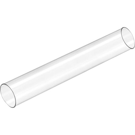 Tuyau en Plastique Rigide Transparent 26mm(1") x 28mm Tube Rond en Polycarbonate pour l'Éclairage de la Plomberie d'Eau (1/5)