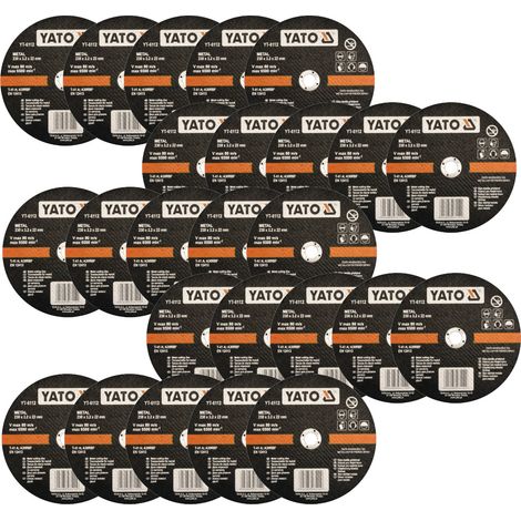 Promo lot 25 disques 230 x 3 x 22.2 plats a tronconner les metaux