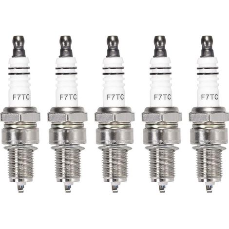 Source Map - Lot de 5 bougies d'allumage F7TC pour moteurs GX120, GX160, GX200, GX240, GX270, GX340 (1/4)