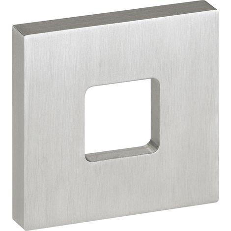 Format Schiebetür-Griffmuschel offen 8-10mm Glasbohr. 50mm kantig 70x70mm Alu F9 (1/2)