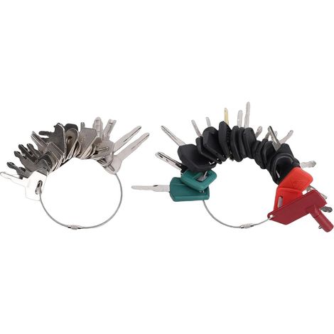 42 Heavy Equipment Keys for Construction Machinery, Caterpillar, Excavators, Loaders, Bulldozers, Tractors CMB0135 (1/5)