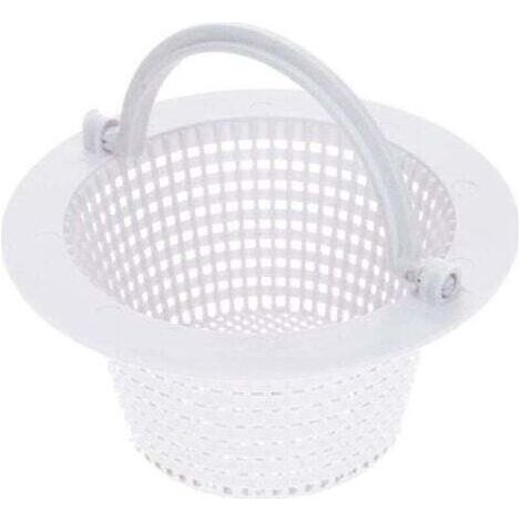 Panier de Skimmer Piscine 16cm I Panier de Rechange pour Skimmer Standard I Préfiltre de Piscine I avec poignée pour Un Retrait Facile I Résistant au Chlore (1/5)