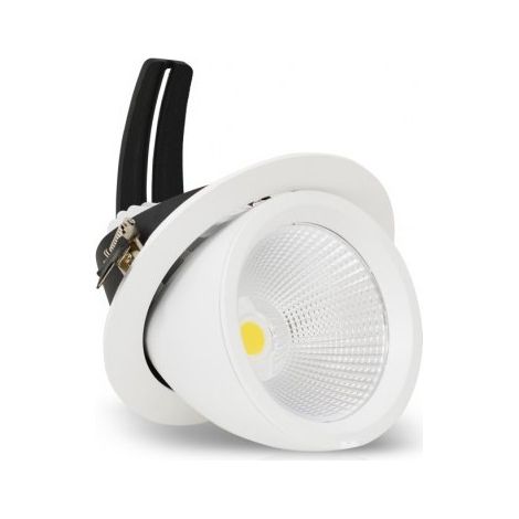 Spot LED Escargot Rond Orientable 60W 4000°K + Alimentation Electronique (1/5)