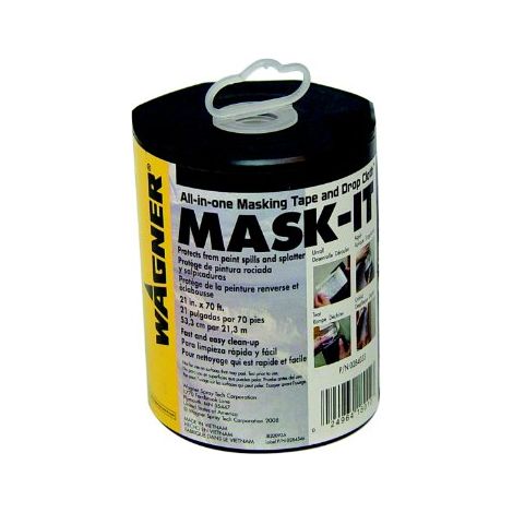 Wagner Mask It-Set, pellicola per mascheratura + dispenser per parete e soffitto - 0,55x21m (1/4)