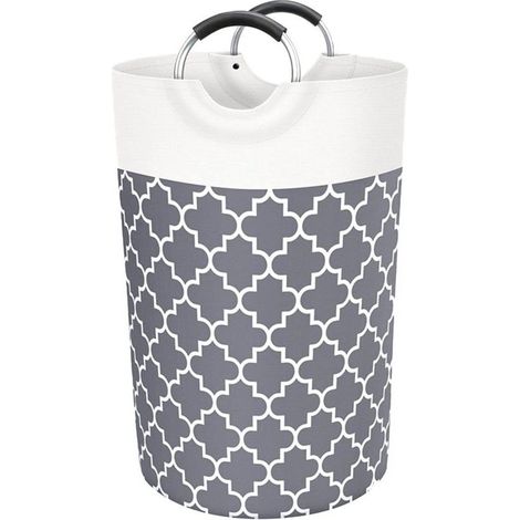 1pc Gris 82L Panier Armoire Bac Linge Panier Linge Corbeille A Linge Panier A Linge Panier Linge Sale Panier A Linge Armoire De Rangement Laundry Basket Bac De Linge Sale
