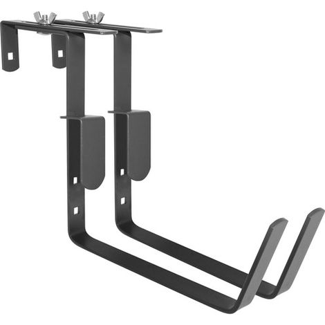 Lot de 2 supports fixations réglables pour jardinière anthracite 18 cm