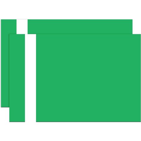 2Pcs Plaque De Gravure Laser, 11.8x7.9" Feuille ABS Plastique Double Couleur Pour Personnalisation Plaque Signalétique Badge Bureau Étiquette DIY, Vert/Blanc (1/5)