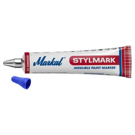Marqueur peinture indelebile tube 50ml bleu Wilmart